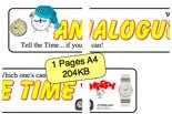 Telling time banner